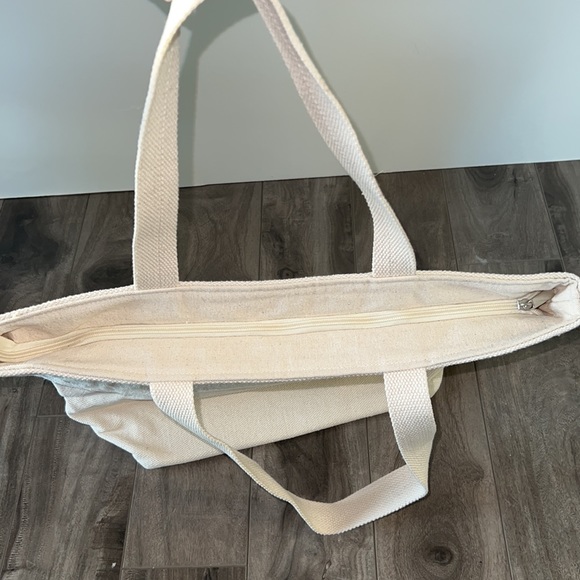 Canvas Tote Bag with Beading - Picture 4 of 13